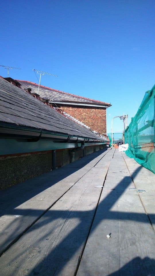 holywell flintshire roof - new fascias and guttering