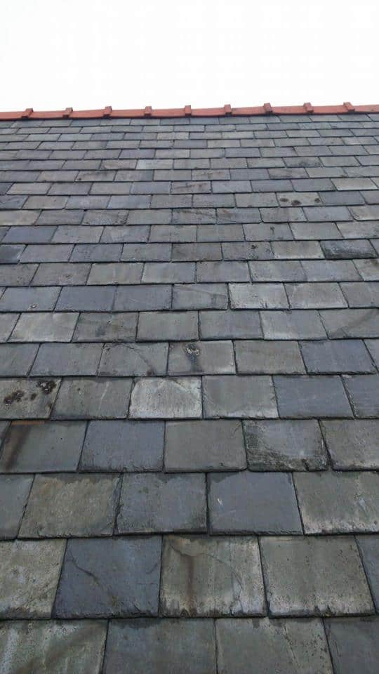 holywell flintshire slate roof - completed work pic 2