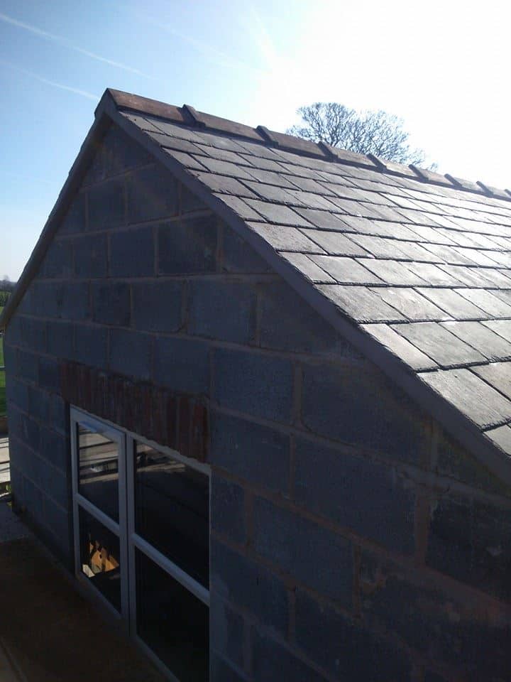 Padeswood slate roof finished pic 2