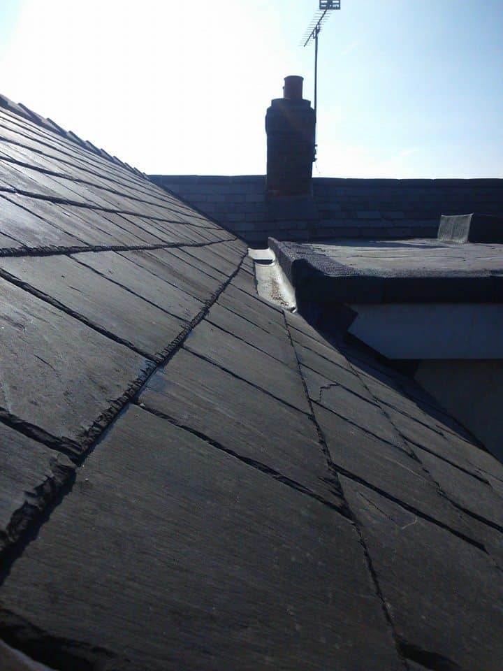 Padeswood slate roof finished pic 1