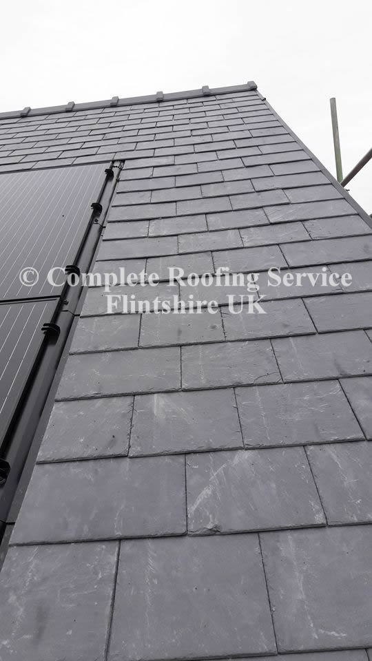 slate roof job pentre north wales