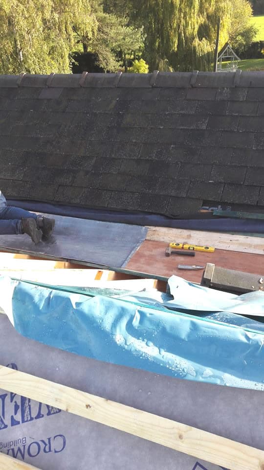 new lead gutter chester
